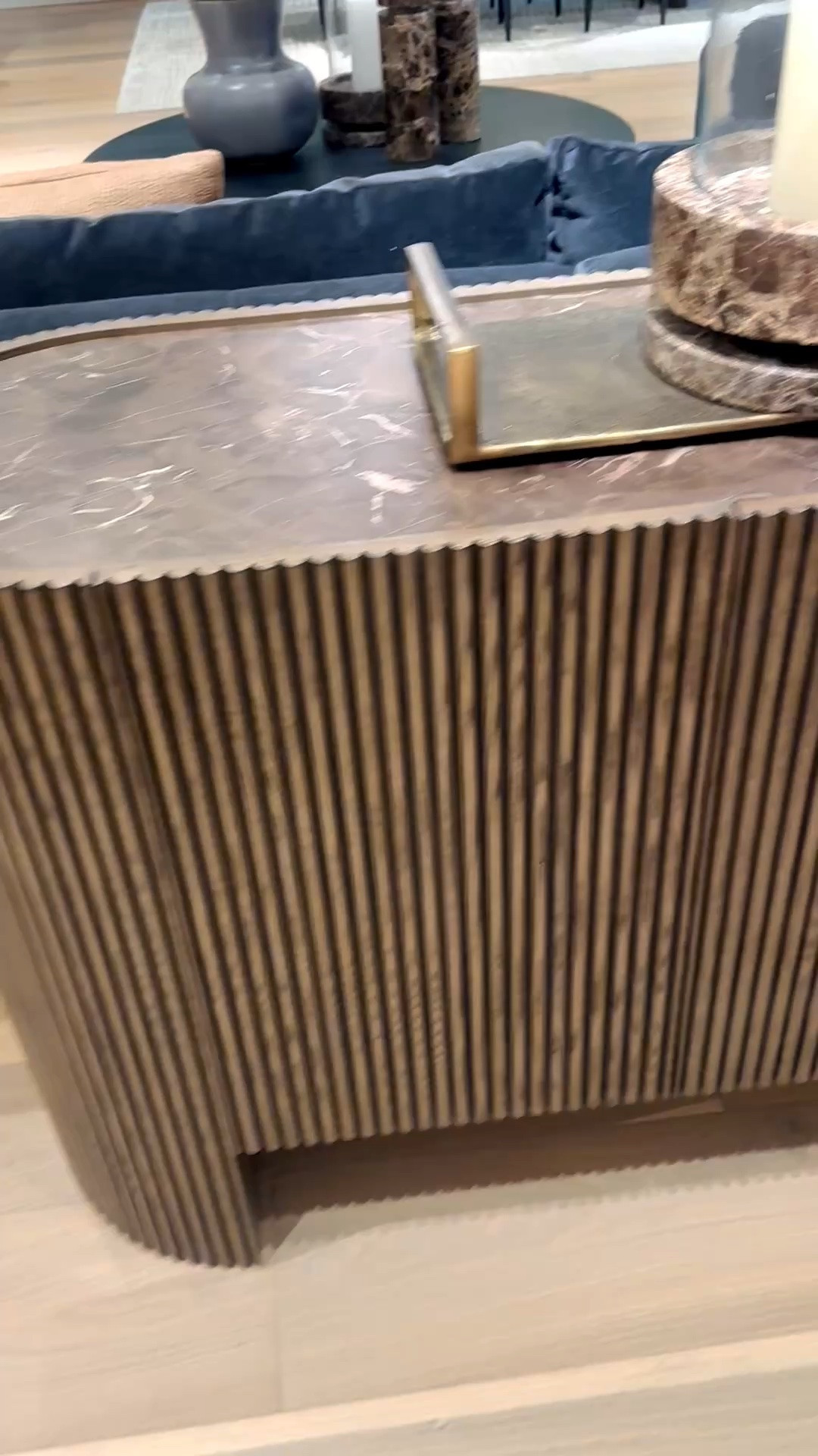 One of my favorite versatile pieces. The soft curved silhouette and artisan-crafted reeded detailing wrap seamlessly around the entire sideboard, creating beautiful dimension from every angle. Topped with elegant Carrara marble, it’s just as stunning behind a sofa (perfect for an 18” gap) as it is as a dining room buffet, entryway statement piece, or bedroom storage. Timeless design that flows effortlessly into almost any space.

Arhaus clearance is up to 60% off, but it ends tonight. If you’ve been waiting for the perfect investment piece, now is the time. #Arhaus #Sideboard #CarraraMarble #LivingRoom #DiningRoom #BedroomStorage #ConsoleTable #ReededFurniture #ModernClassic #FurnitureDesign #HomeDecor #FourthOfJulySale #ClearanceSale #InteriorDesign #mediaconsole

#LTKHome #LTKdayinmylife #LTKHome #LTKSaleAlert