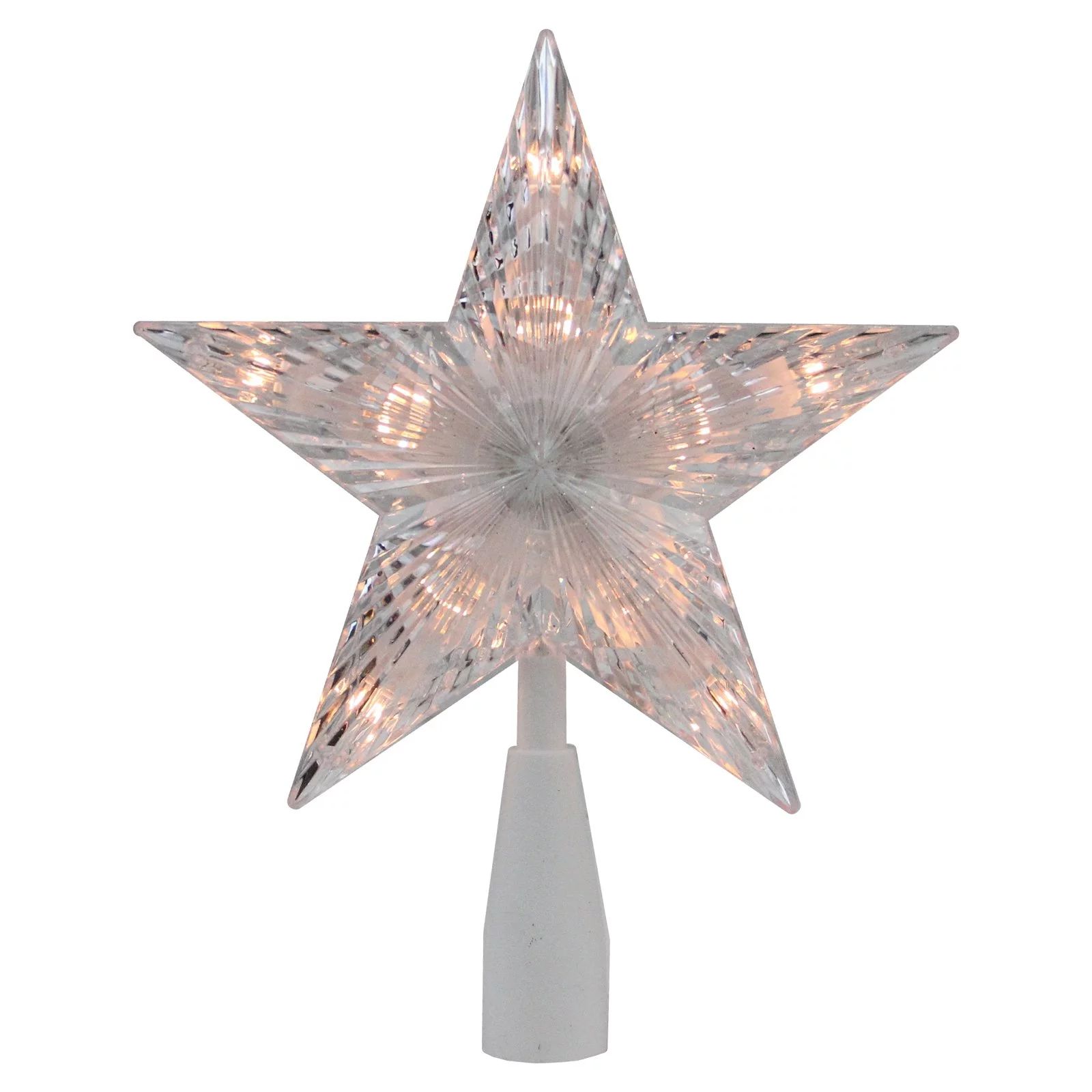 Northlight 7 in. Traditional Star Lighted Christmas Tree Topper - Walmart.com | Walmart (US)