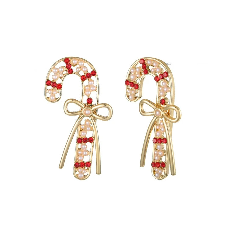 Packed Party Candy Cane Lane Earrings | Walmart (US)