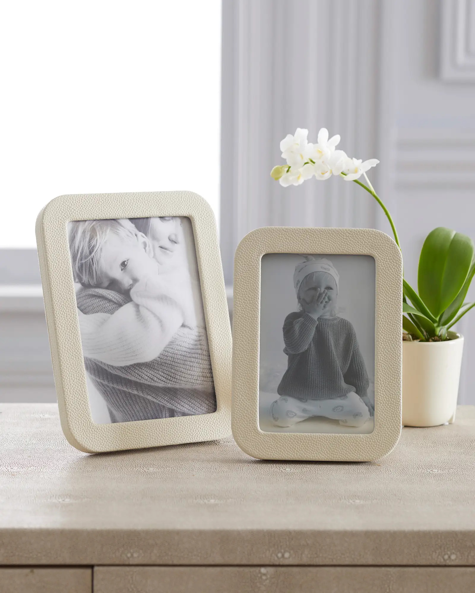 Shagreen Leather Picture Frame | Quince