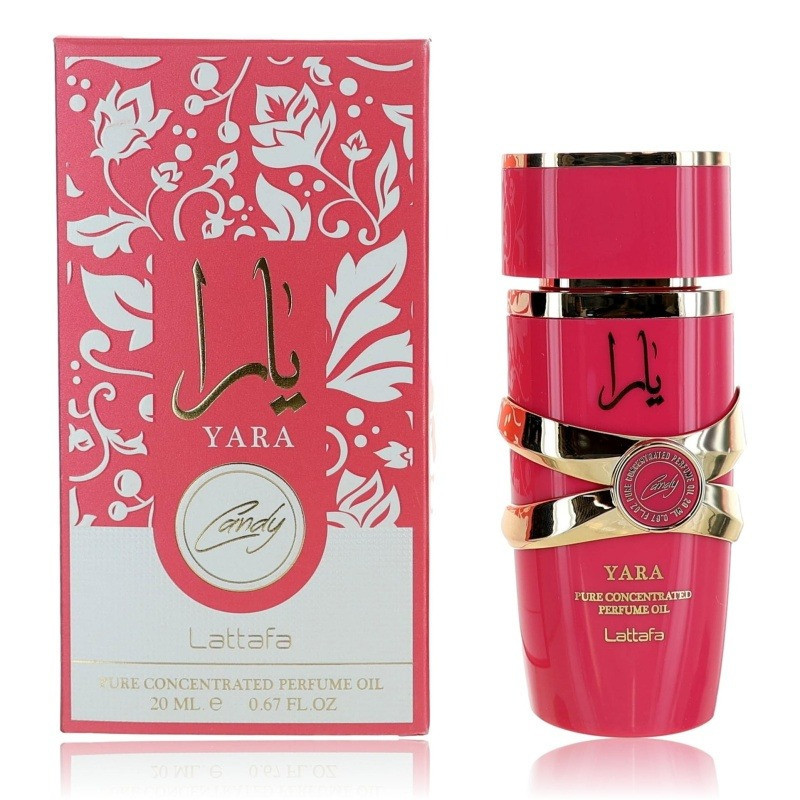 Lattafa Ladies Yara Candy Perfume Oil 0.67 oz Fragrances 6290362345718 | Jomashop.com & JomaDeals.com