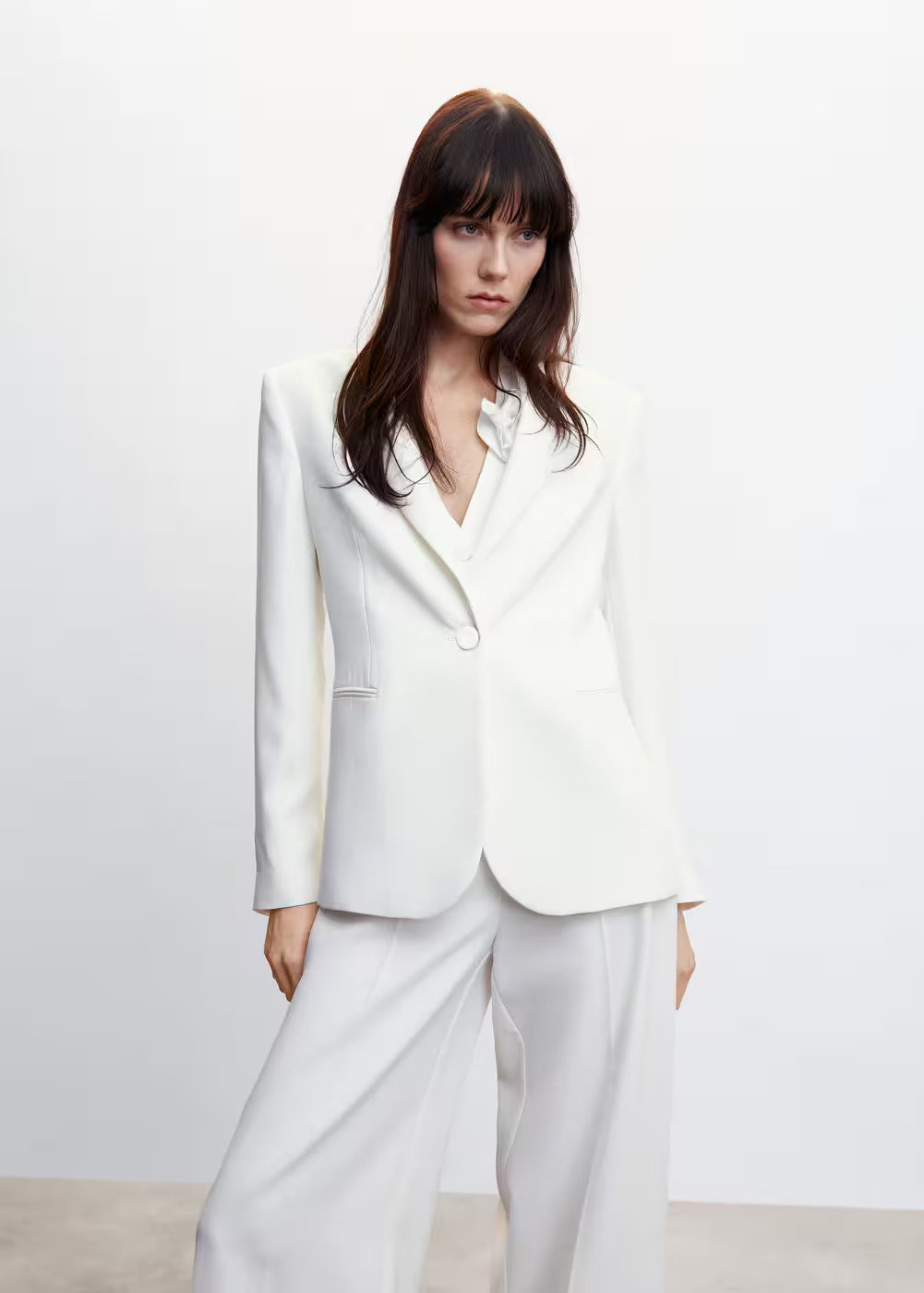 Straight-fit suit jacket | MANGO (UK)