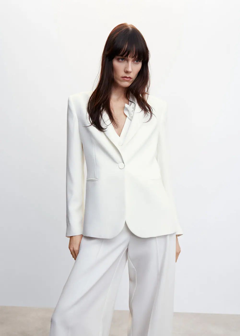 Straight-fit suit blazer | MANGO (US)