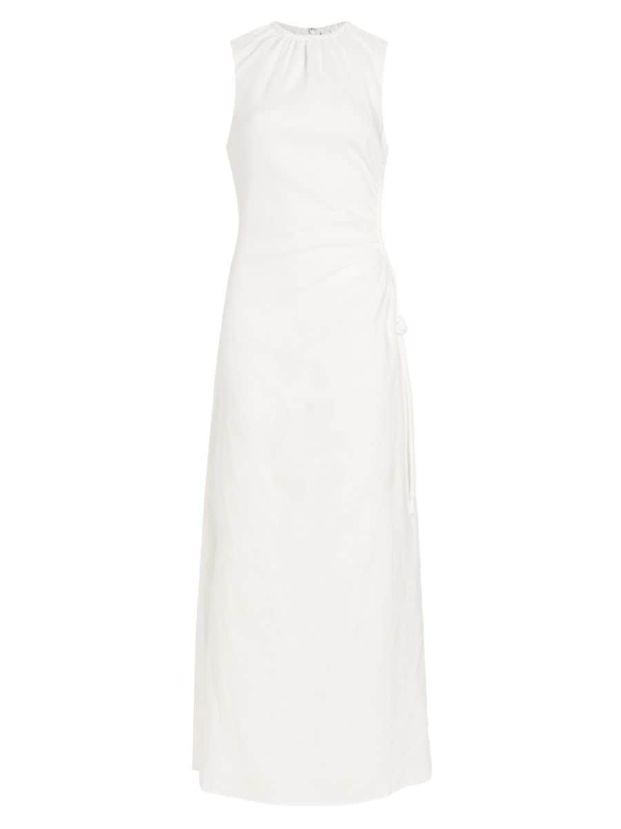 Blanche Cut-Out Linen Maxi Dress | Saks Fifth Avenue