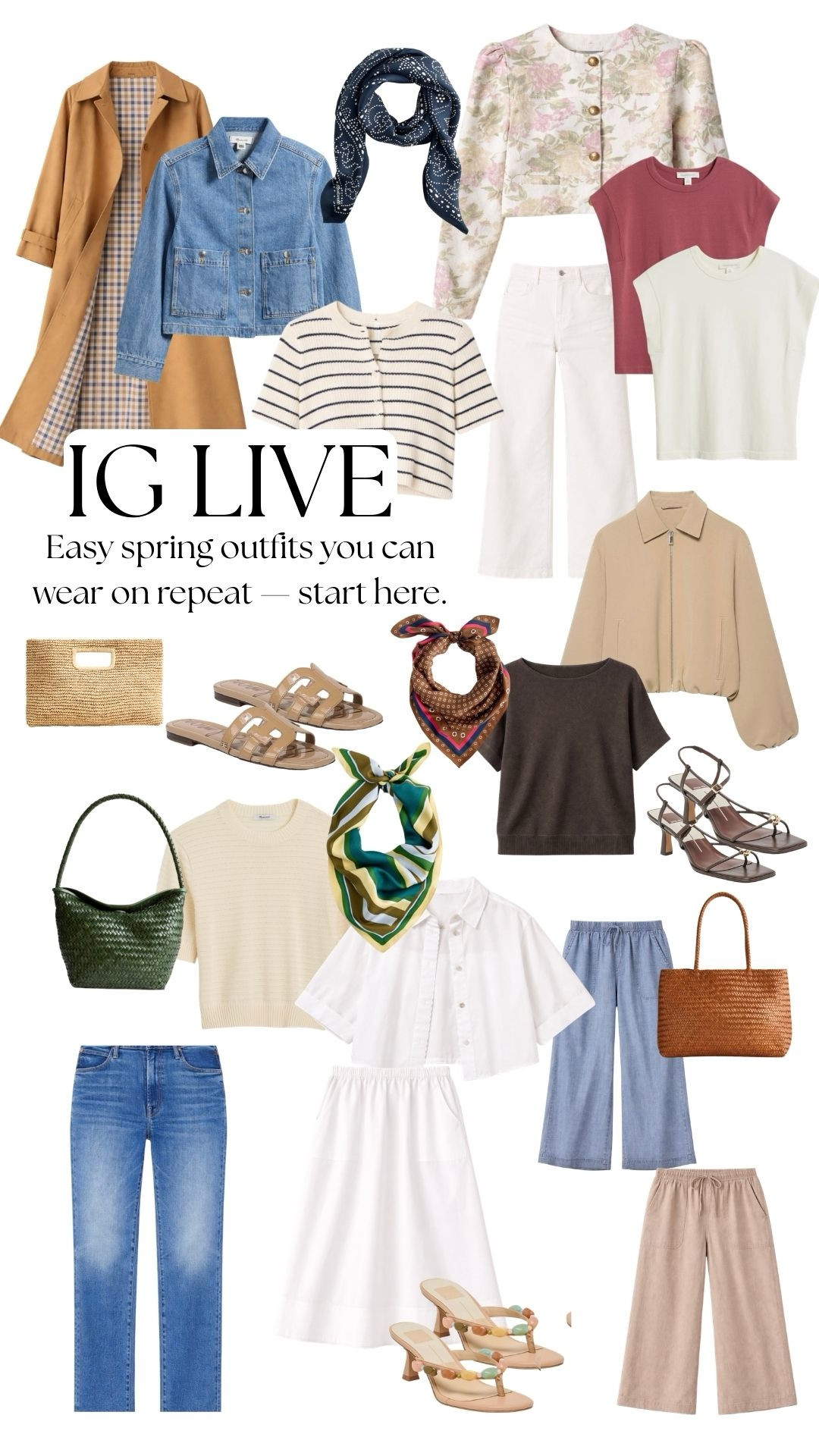 Cute pieces make many cute outfits you wear on repeat! 

Here’s some of the items I shared in my live.  

Take advantage of sales today! 
Madewell - 25% off sitewide
Nordstrom- 25% off on most items here. 

#LTKootd #LTKSaleAlert #LTKOver40