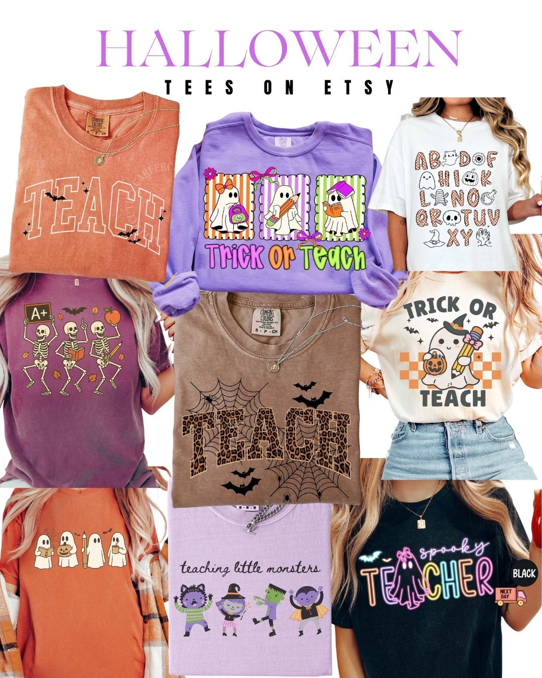 Halloween teacher tees on Etsy 🎃

#LTKFindsUnder50 #LTKSeasonal #LTKHalloween