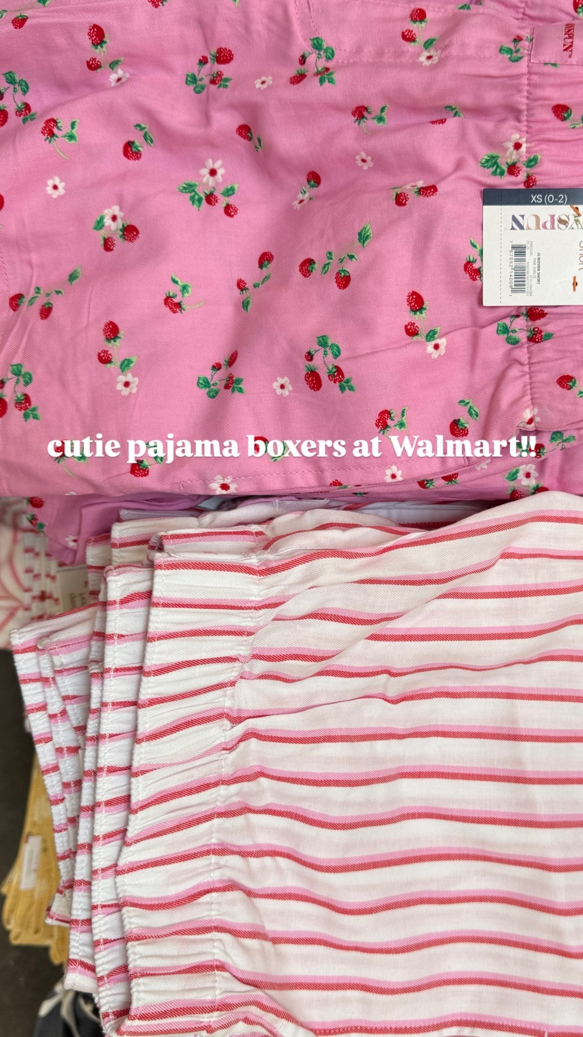 Size inclusive boxer shorts pajamas 