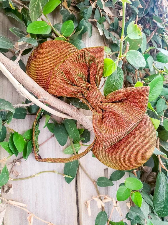 Pumpkin Spice Sparkle Multichrome Mouse Ears - Etsy | Etsy (US)