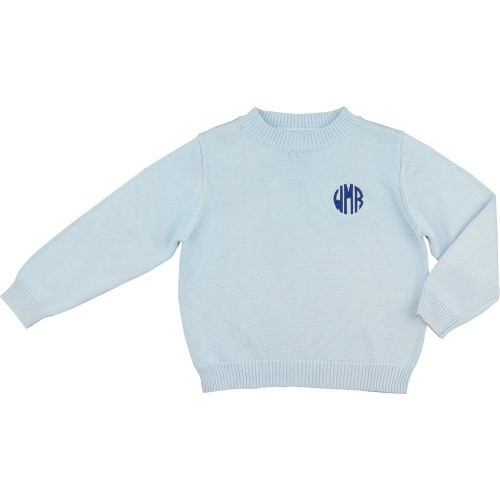 Blue Woven Sweater | Cecil and Lou