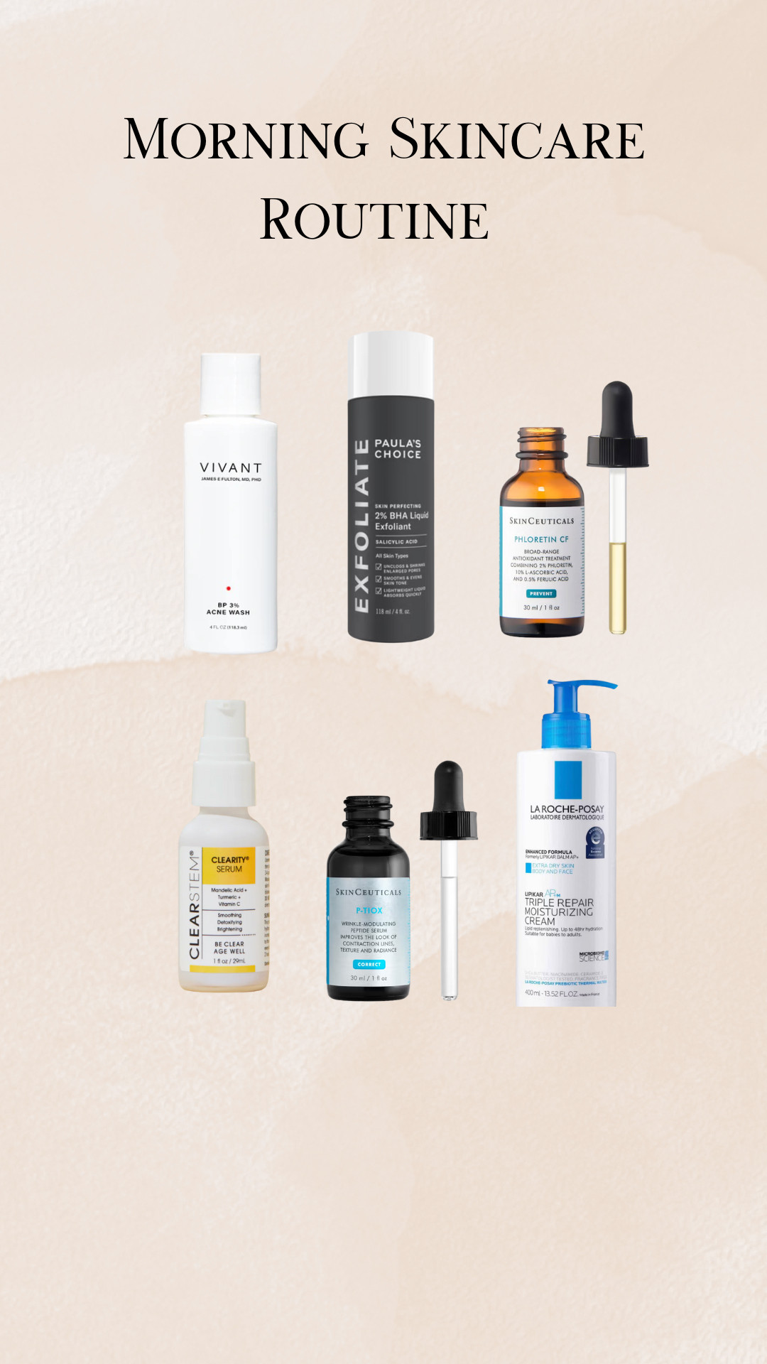 Morning Skincare Routine 
 

 