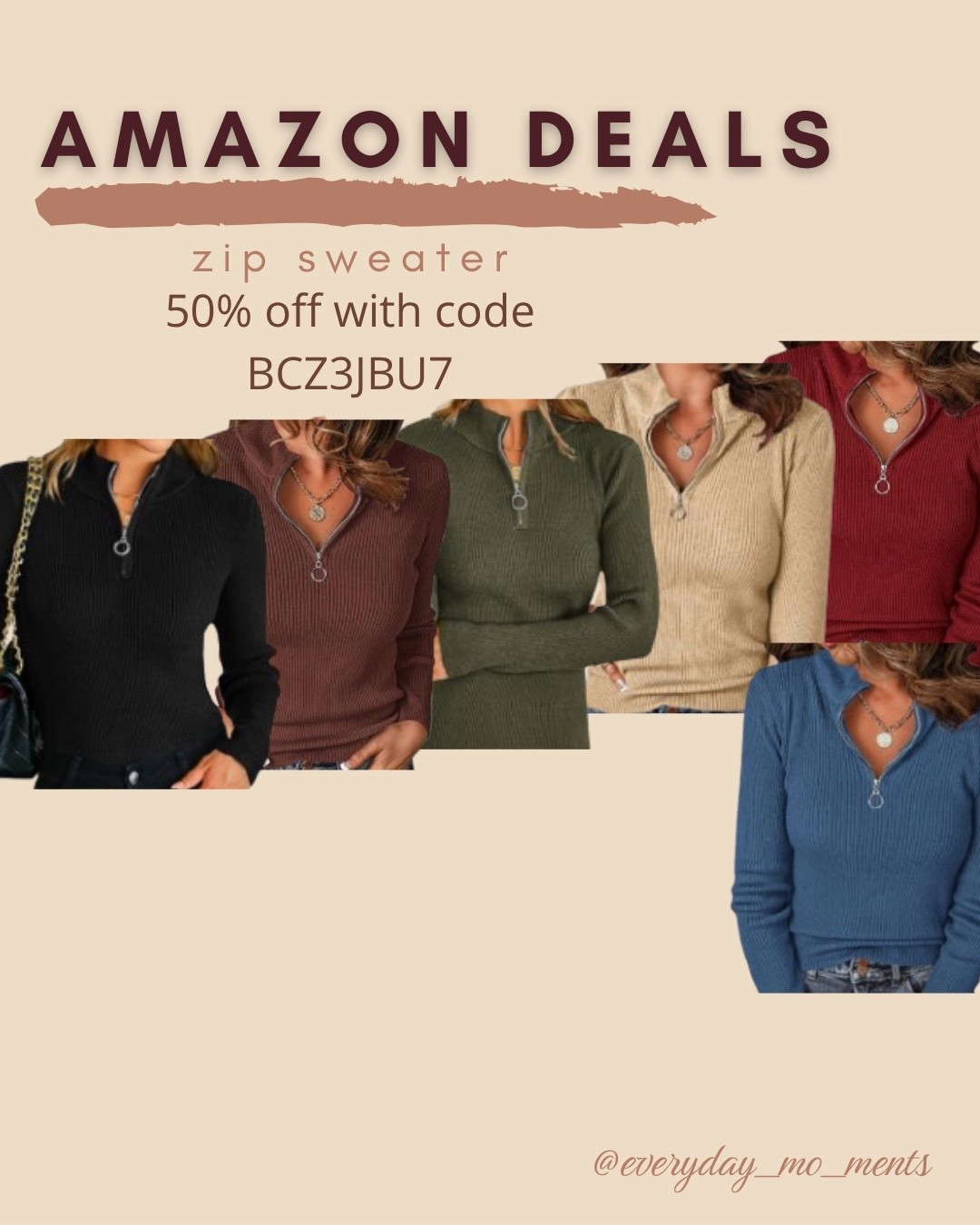 $13 ends 9/2

Amazon fashion
Amazon deals
Zip sweater
Casual outfit

#LTKSaleAlert