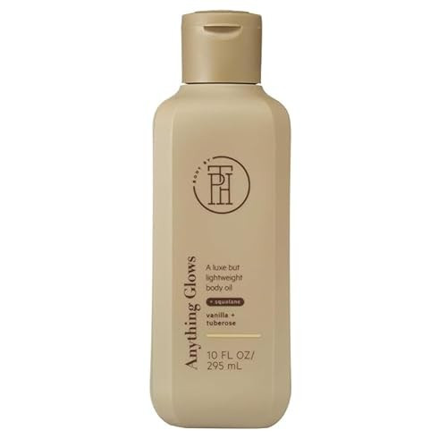 TPH BODY by Anything Glows Vegan Body Oil for Dry Skin with Squalane, Avocado Oil & Rosehip Oil for Women & Men, tph by taraji body oil 10 oz. (Pack of 1) | Amazon (US)