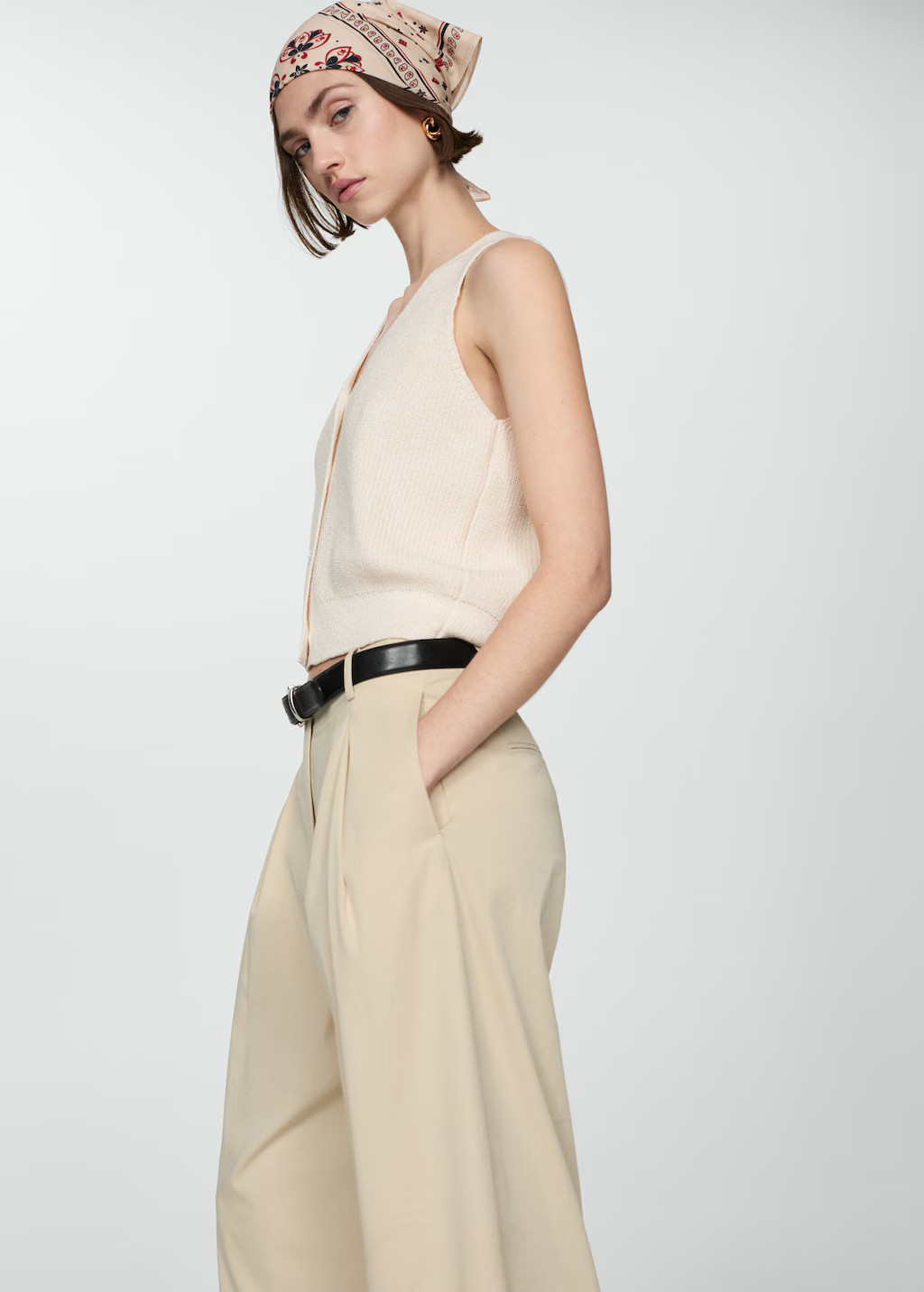 Ribbed jersey jacket | Mango Canada
