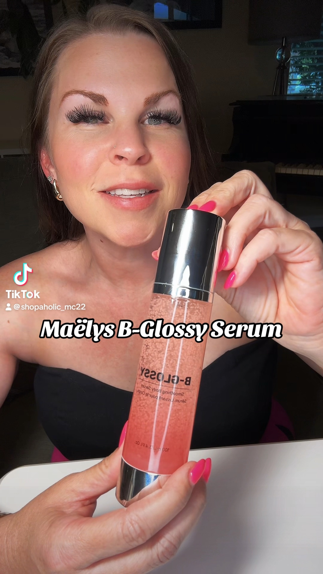 Women are raving about the results of this serum so I had to try it for myself.  It is packed with peptides, shea butter, and hyaluronic acid.  By targeting fine lines and wrinkles it makes the skin look firmer and more radiant.  #BGlossy #Maelys #FineLines #Wrinkles #MatureSkin #YouthfulSkin #BestSkinCare #AntiAging #FYP #fypage #Viral 