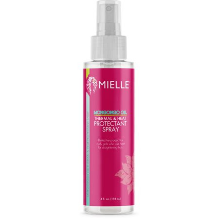 Mielle Mongongo Oil Thermal & Heat Protectant Spray Protects Hair from Heat Damage Intense Heat Defense Curl Pattern Protection Safe for All Hair Types 4 Ounce C32 | Walmart (US)
