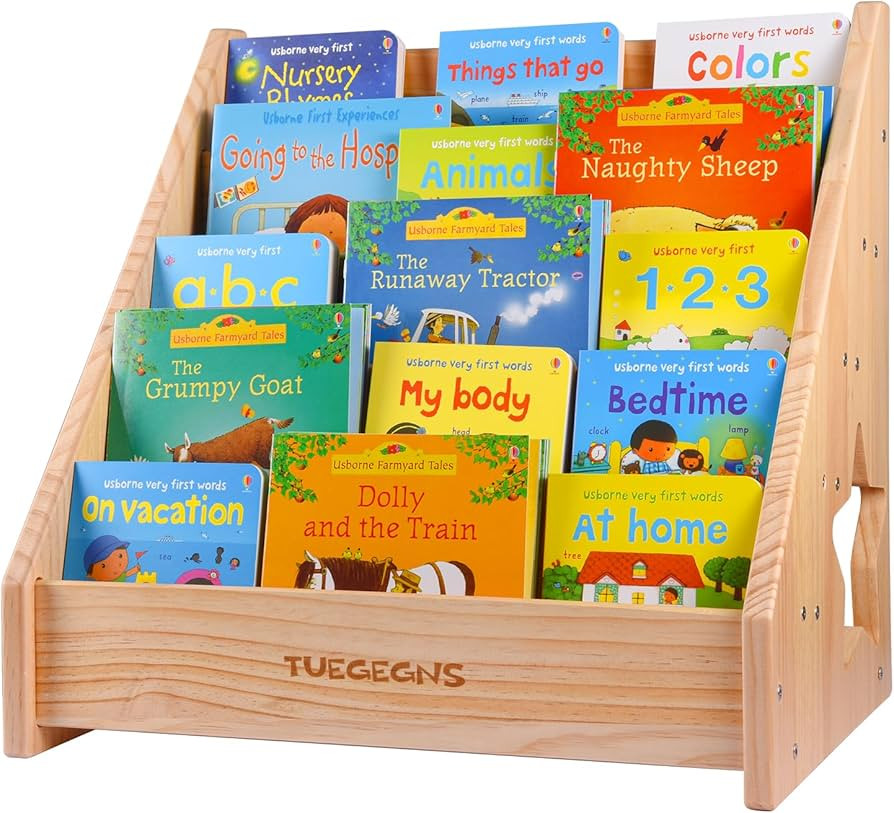 Montessori Bookshelf,Toddler Bookshelf for Kids,Organize Your Little One's Reading Adventure with... | Amazon (US)