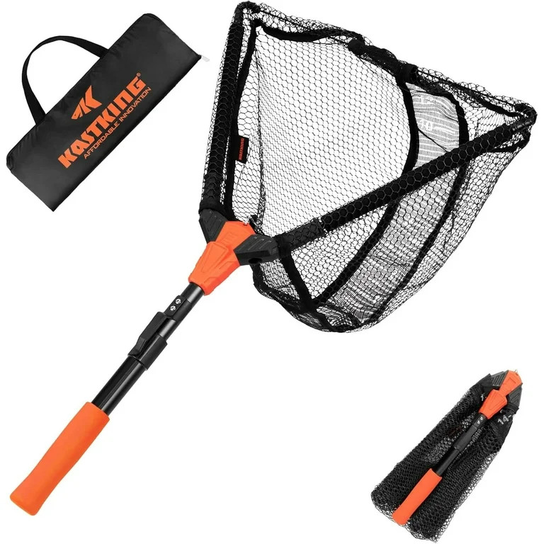 KastKing Fishing Net, Foldable & Lightweight Landing Net with Built in Length Scale Pontus | Walmart (US)
