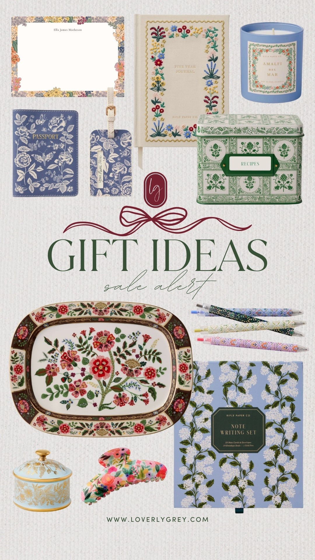 Rifle paper co has so many great gifts for the holiday season! I have a code with them! Use LOVERLY20 for 20% off! 

Loverly Grey, rifle paper co, gift ideas, stationary, hostess gifts, traveler gifts, stocking stuffers 

#LTKGiftGuide #LTKSaleAlert