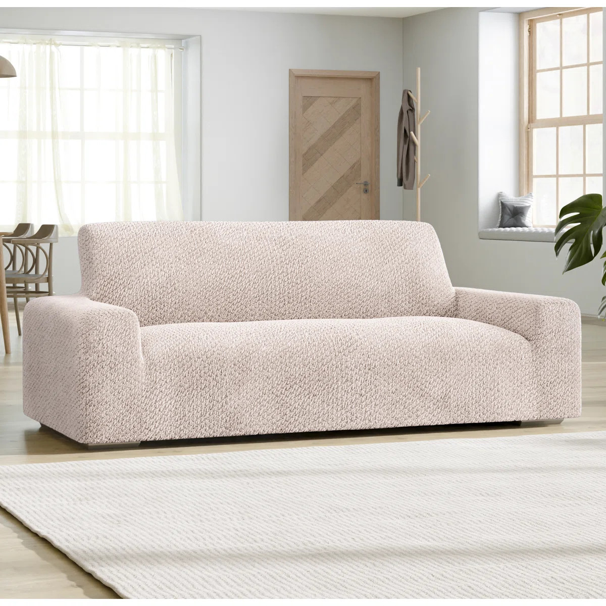 Stretchy Slipcover for Sofa - Soft to Touch & Easy to Clean - Velvet Collection | Wayfair North America