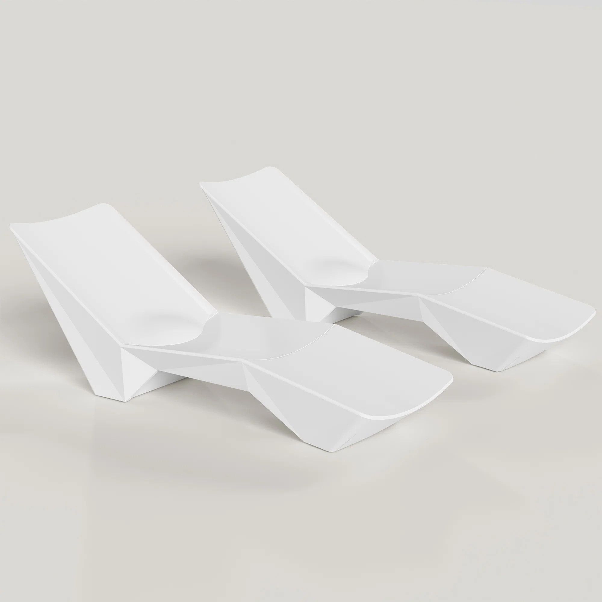 Quick Assembly Weighted In-Pool Chaise Lounger (Set Of 2) | Joss & Main