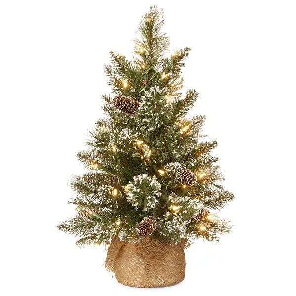 National Tree Company 2-ft. Pre-Lit Artificial Pine Christmas Tree | Kohl's