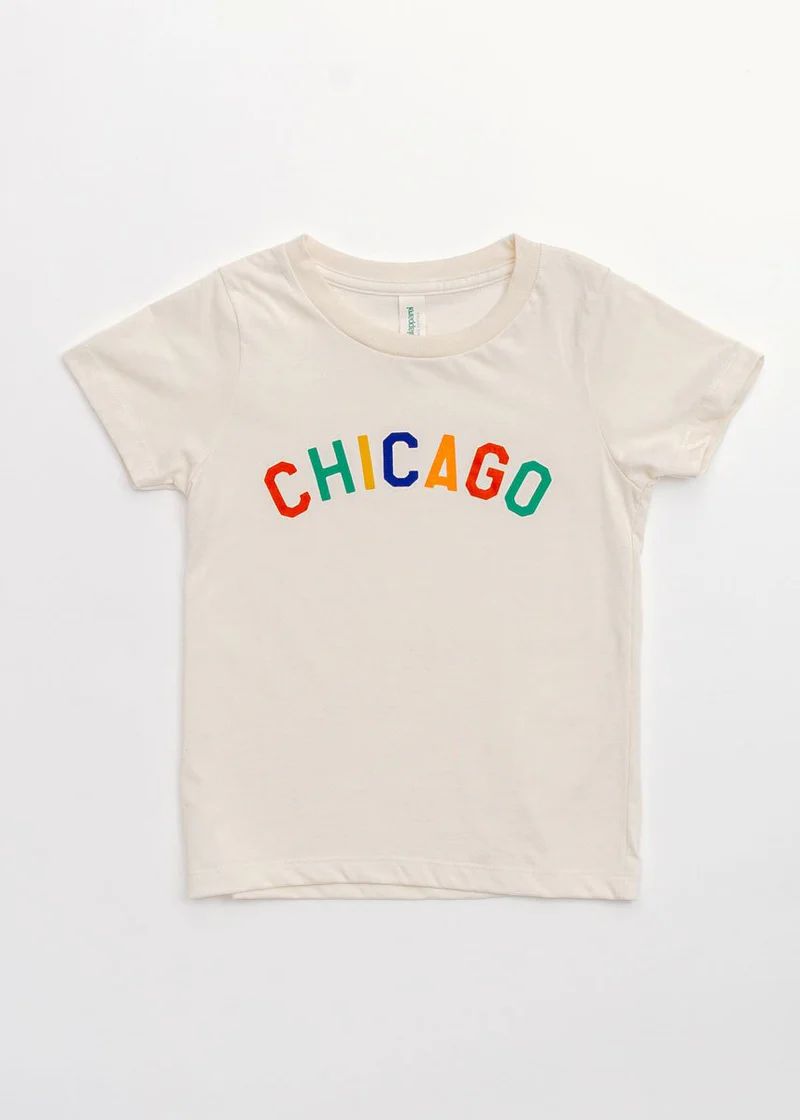 Sweet Home Chicago Toddler Tee - Natural | Alice & Wonder