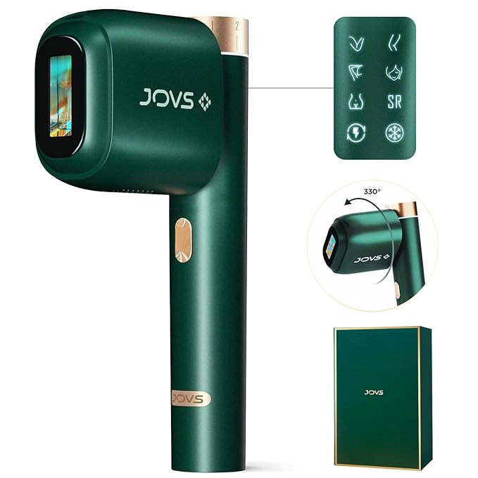 JOVS Laser Hair Removal, [24J Energy] IPL Hair Removal for Women and Men, 37°F Painless Sapphire... | Amazon (US)