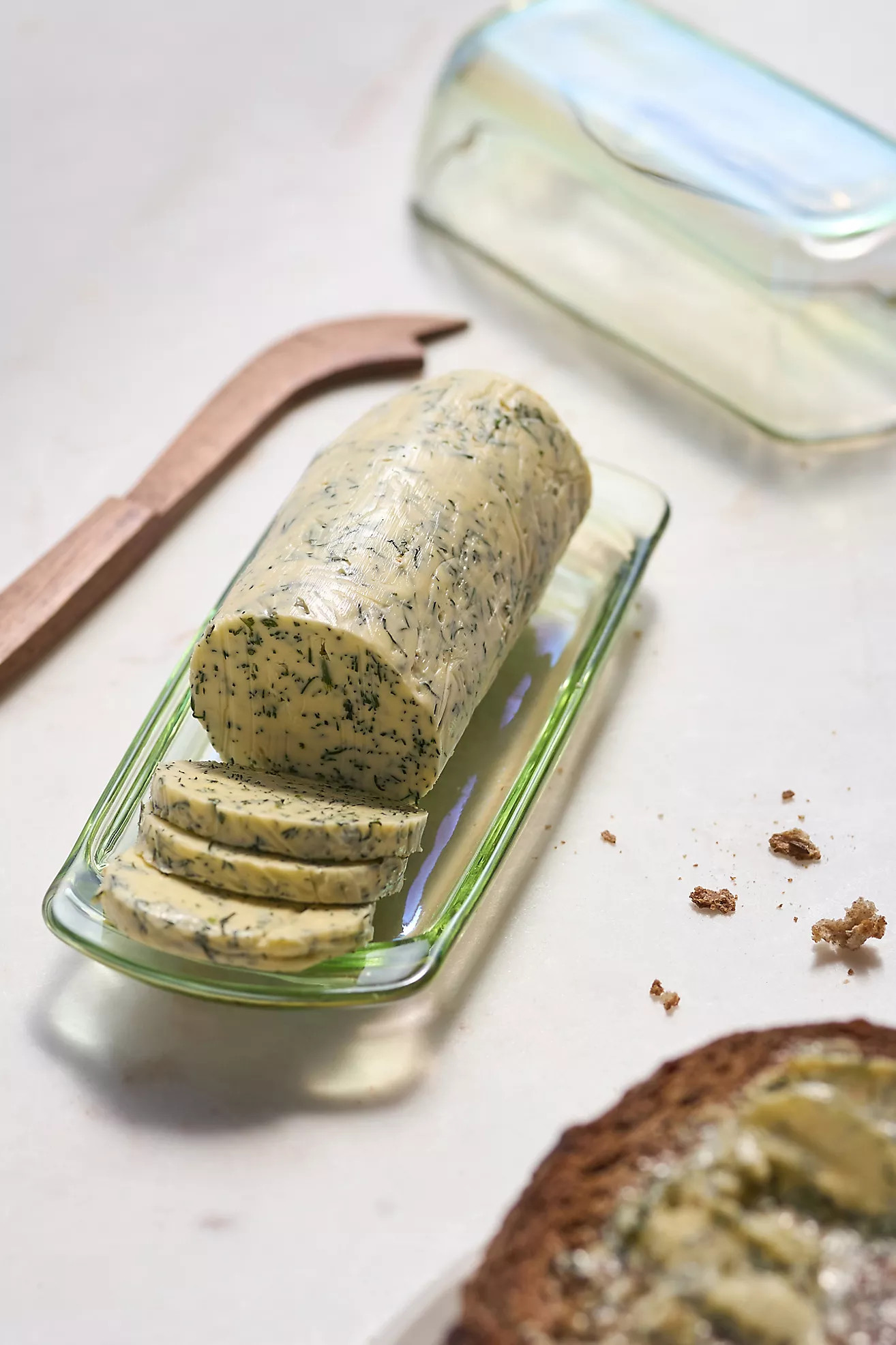 Joan Luster Soda Glass Butter Dish | Anthropologie (US)