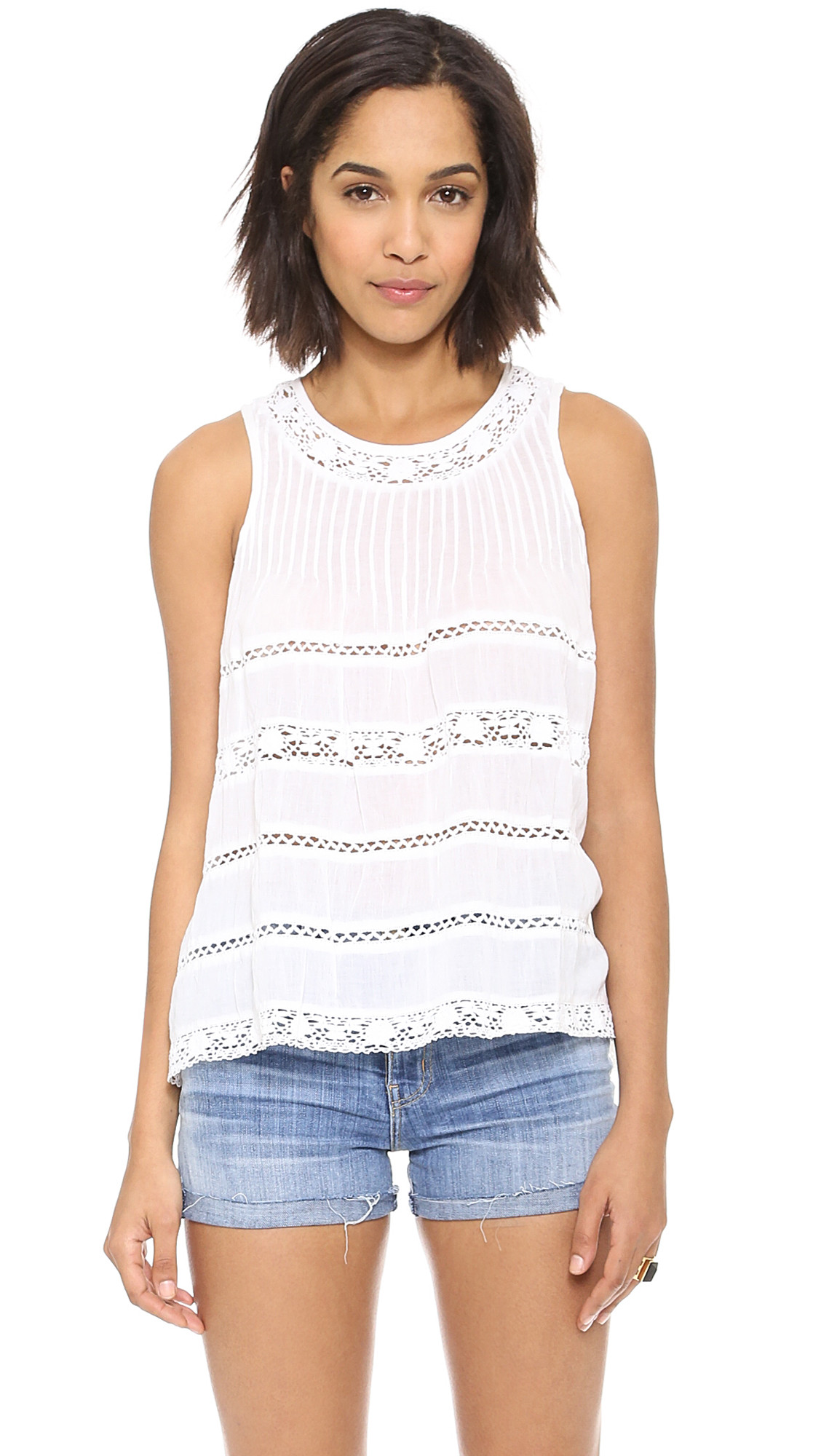 Sleeveless Lace Blouse | Shopbop