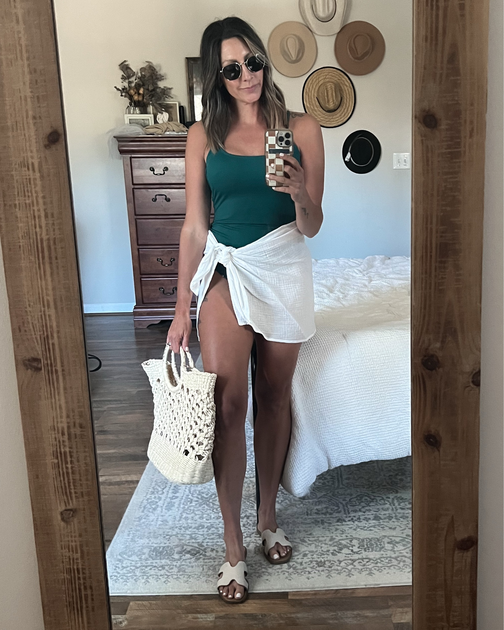 This ribbed one piece is the prettiest green color + has cute little ties at the bottomm

#LTKPetite #LTKTravel #LTKSaleAlert