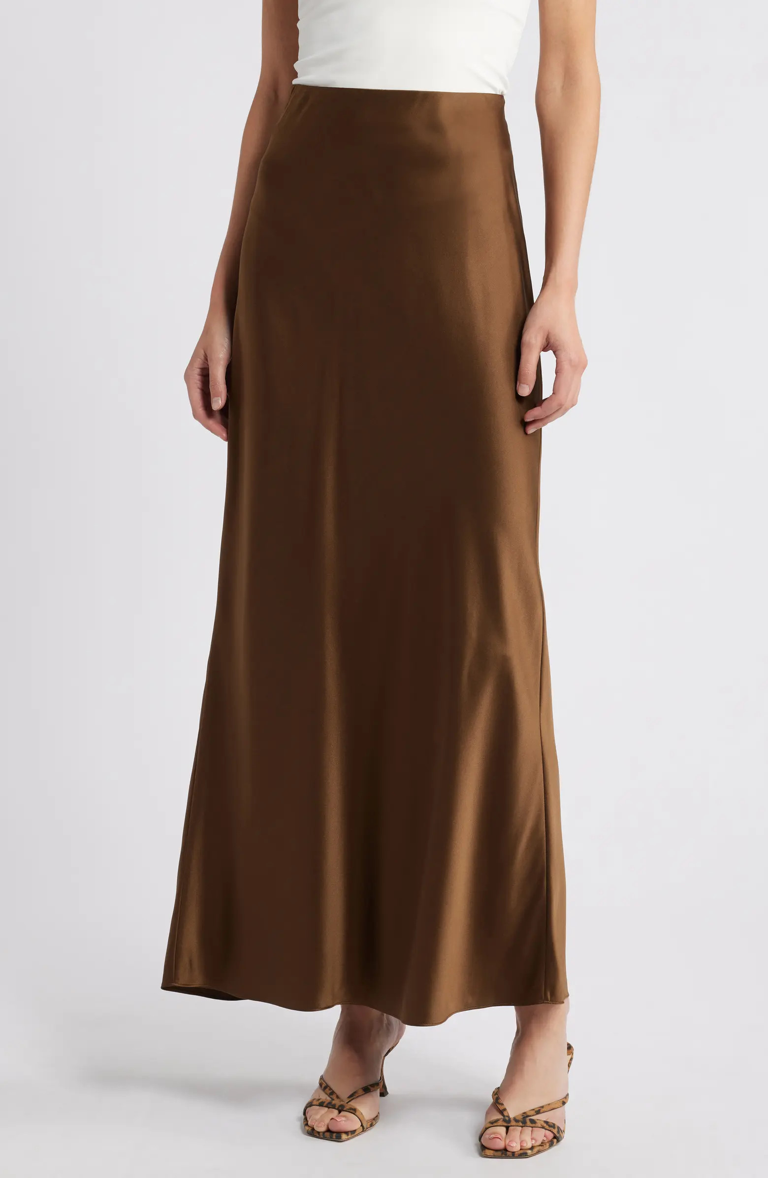 Silk Maxi Slip Skirt | Nordstrom