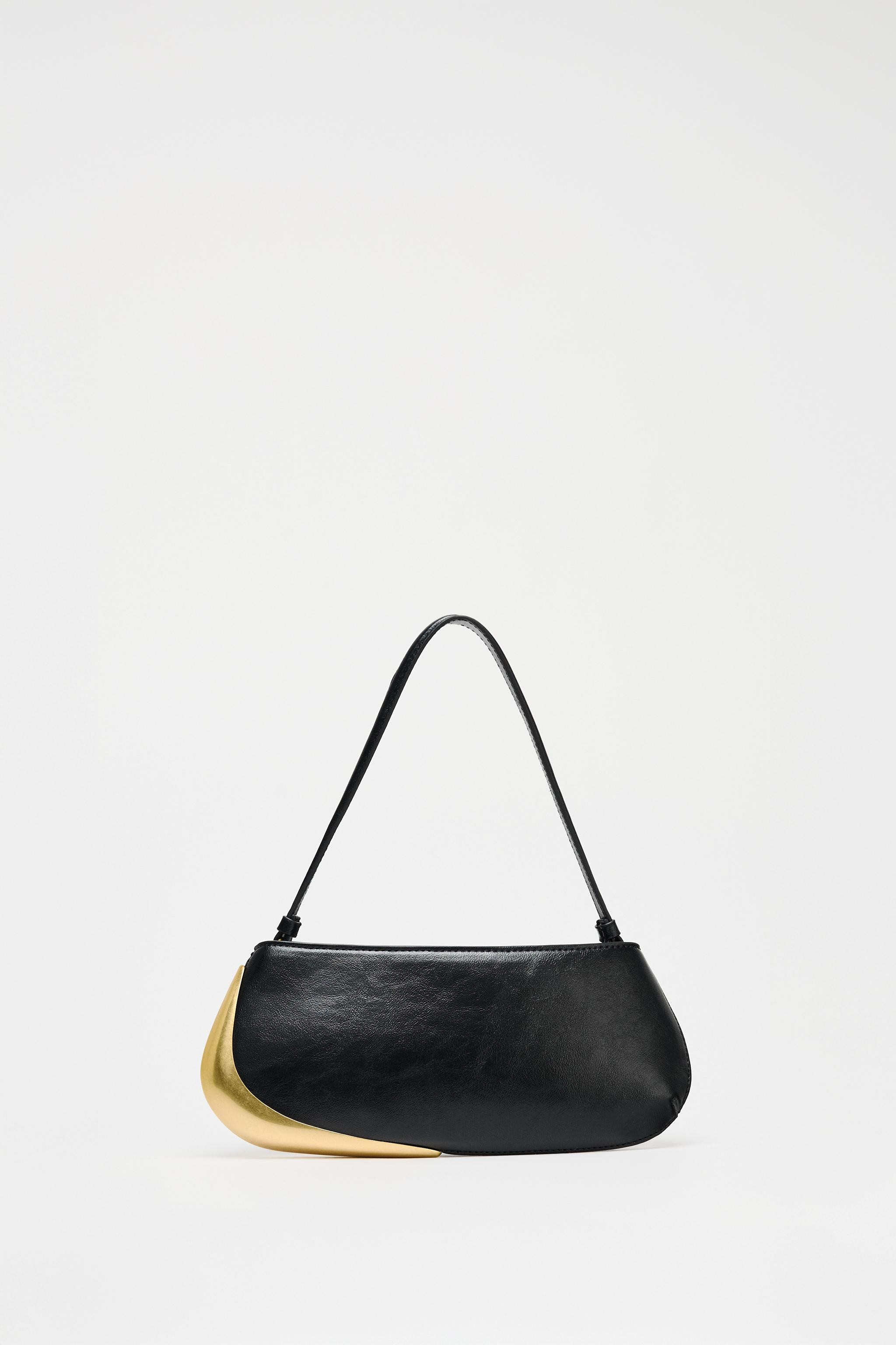 SHOULDER BAG WITH METAL DETAIL | Zara UK