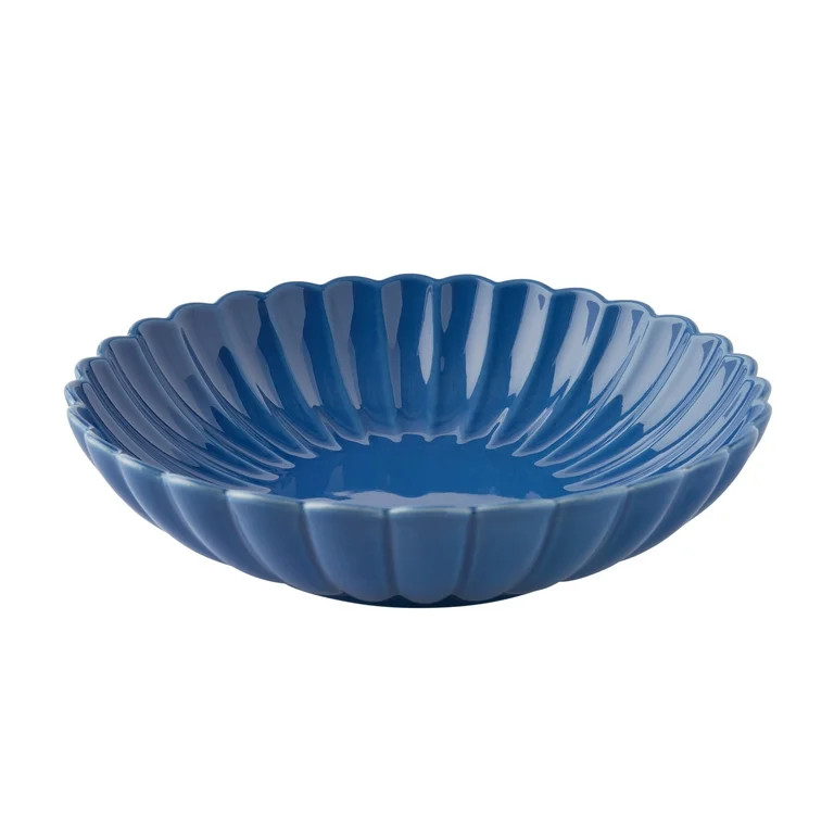 The Pioneer Woman Colette Stoneware 11-inch Serving Bowl, Blue | Walmart (US)