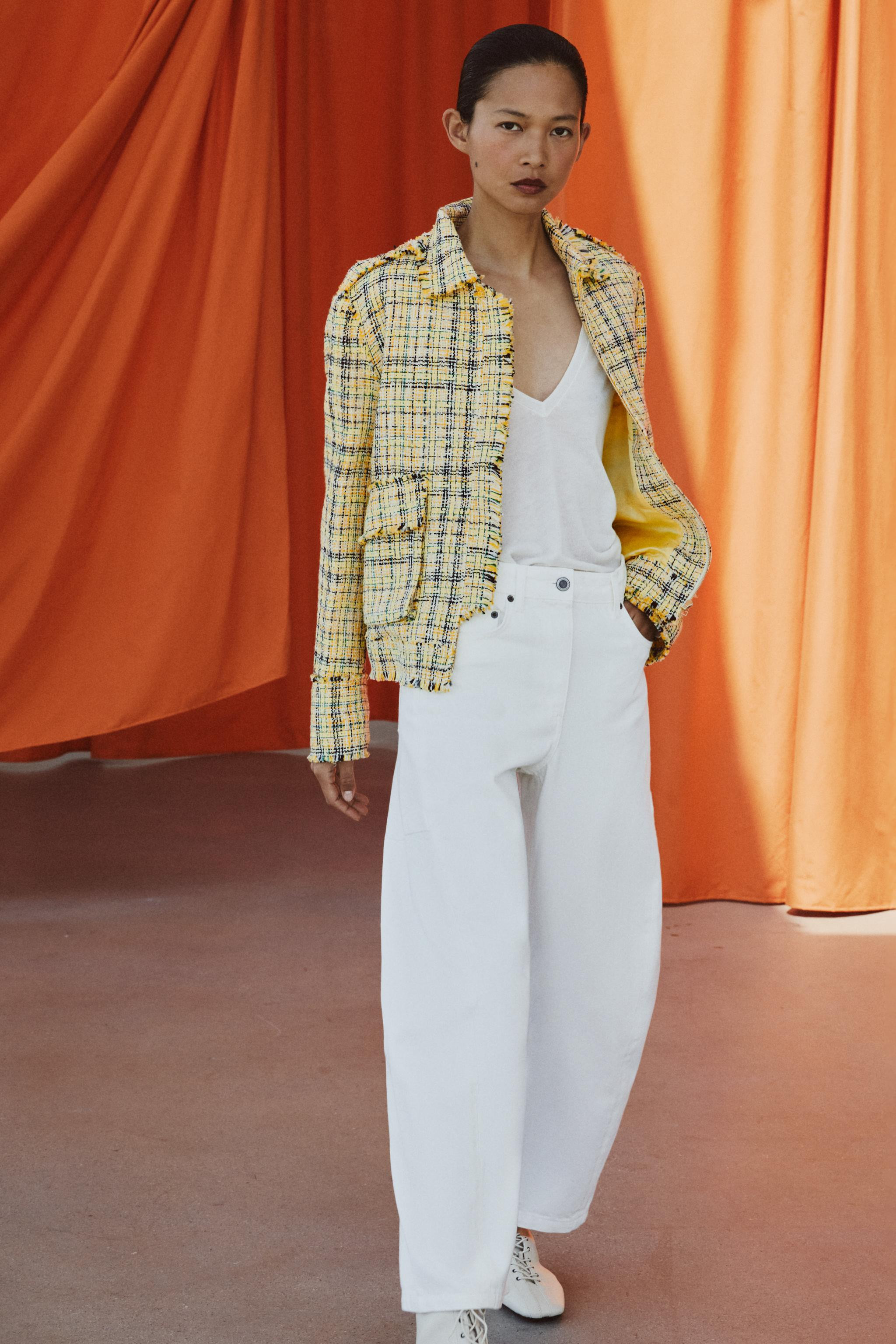 ZW COLLECTION TEXTURED PLAID JACKET | Zara US