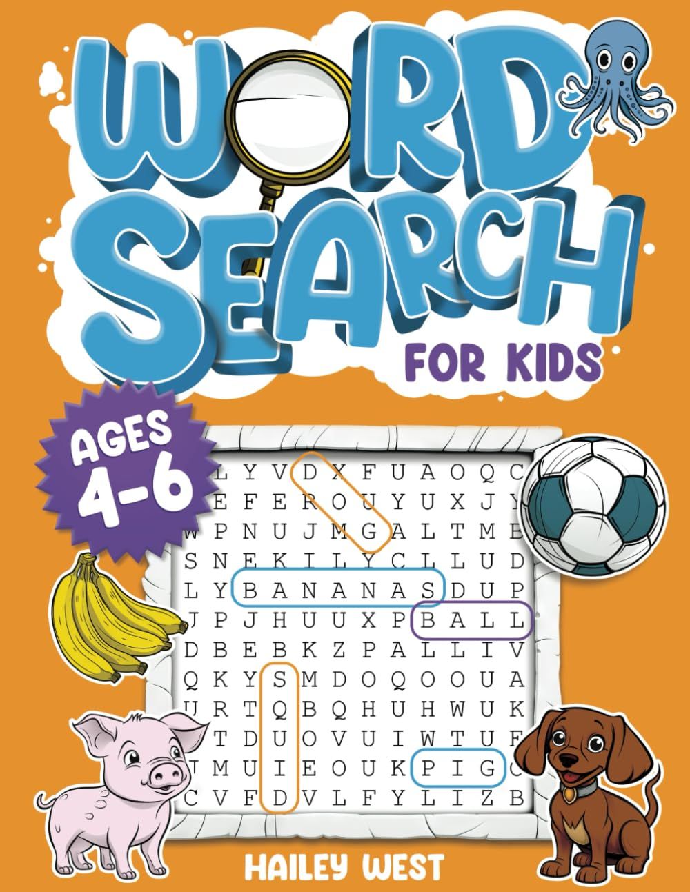 Word Search for Kids Ages 4-6: 100 Fun and Educational Word Search Puzzles for Early Learners: En... | Amazon (US)