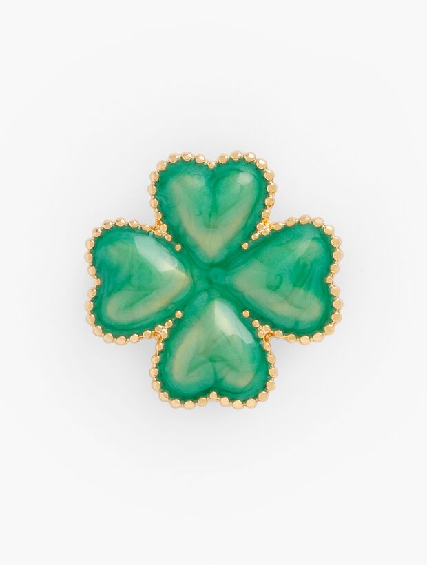 Lucky Clover Brooch | Talbots