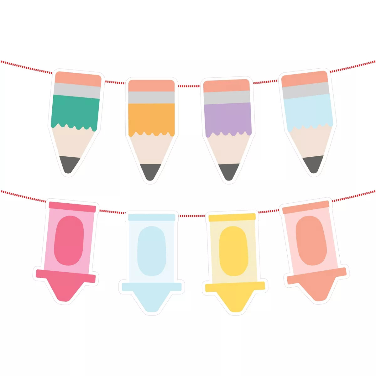 Callie Danielle 2pk Pencil and Crayon Banner | Target