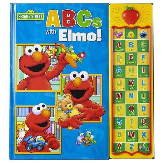 Sesame Street - ABCs with Elmo! 30 Button Sound Book – Great for Learning First Words and the A... | Amazon (US)