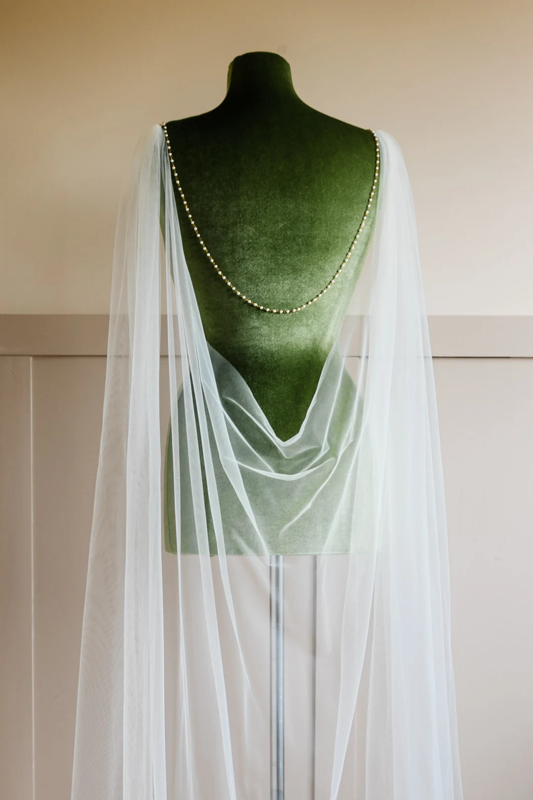 Draped Cape Veil - Delilah - Etsy | Etsy (US)