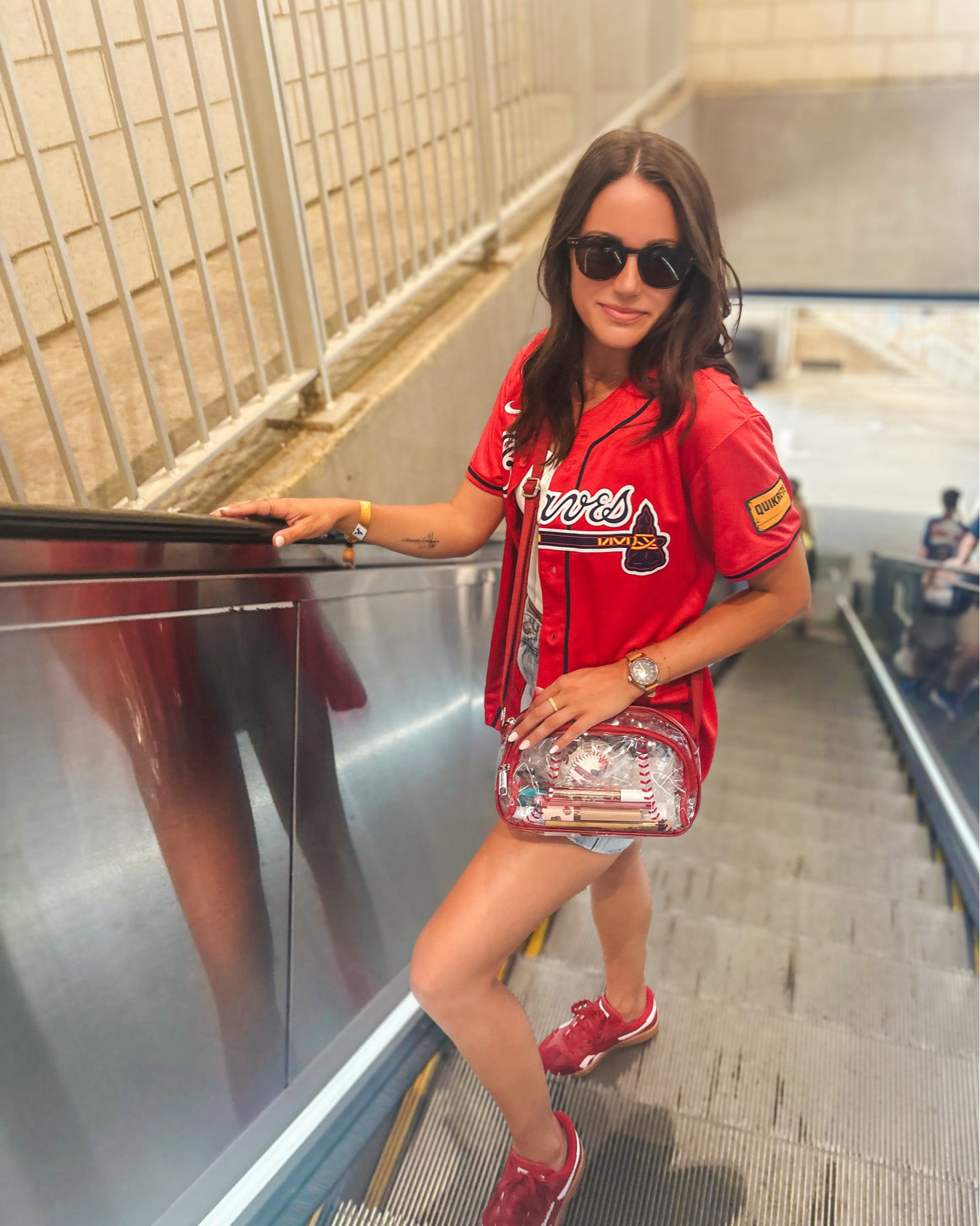 I think red might be my color ❤️ 
Love a simple jersey look with denim and a statement sneaker!

#LTKShoeCrush #LTKStyleTip #LTKSeasonal