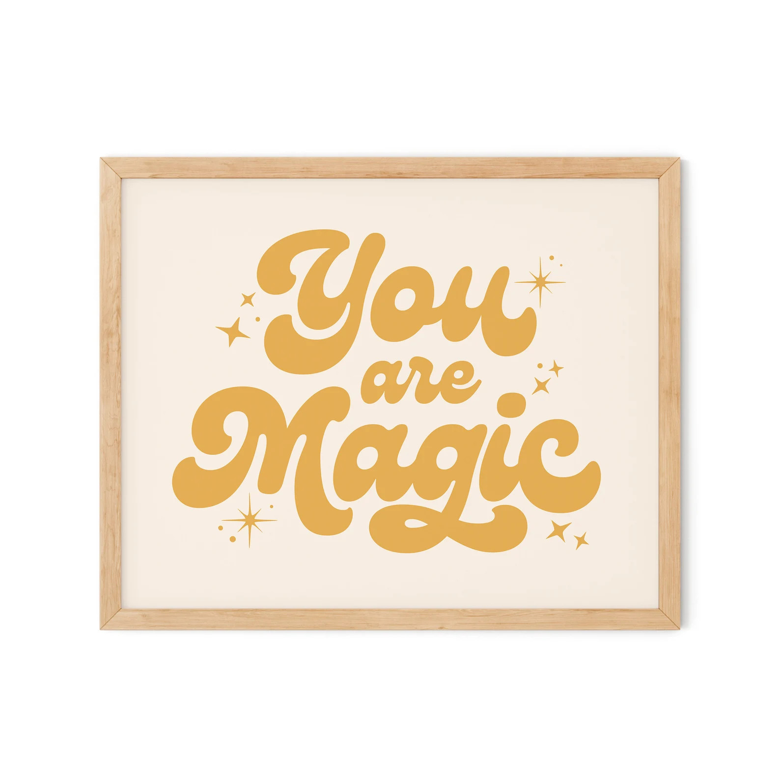 You Are Magic Digital Download Retro Typography Wall Art 60s | Etsy | Etsy (US)