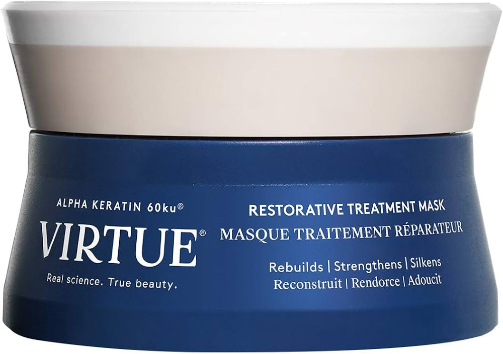 Virtue Restorative Hair Mask Treatment for Damaged Hair with Keratin and Baobab Seed Oil, Safe fo... | Amazon (US)
