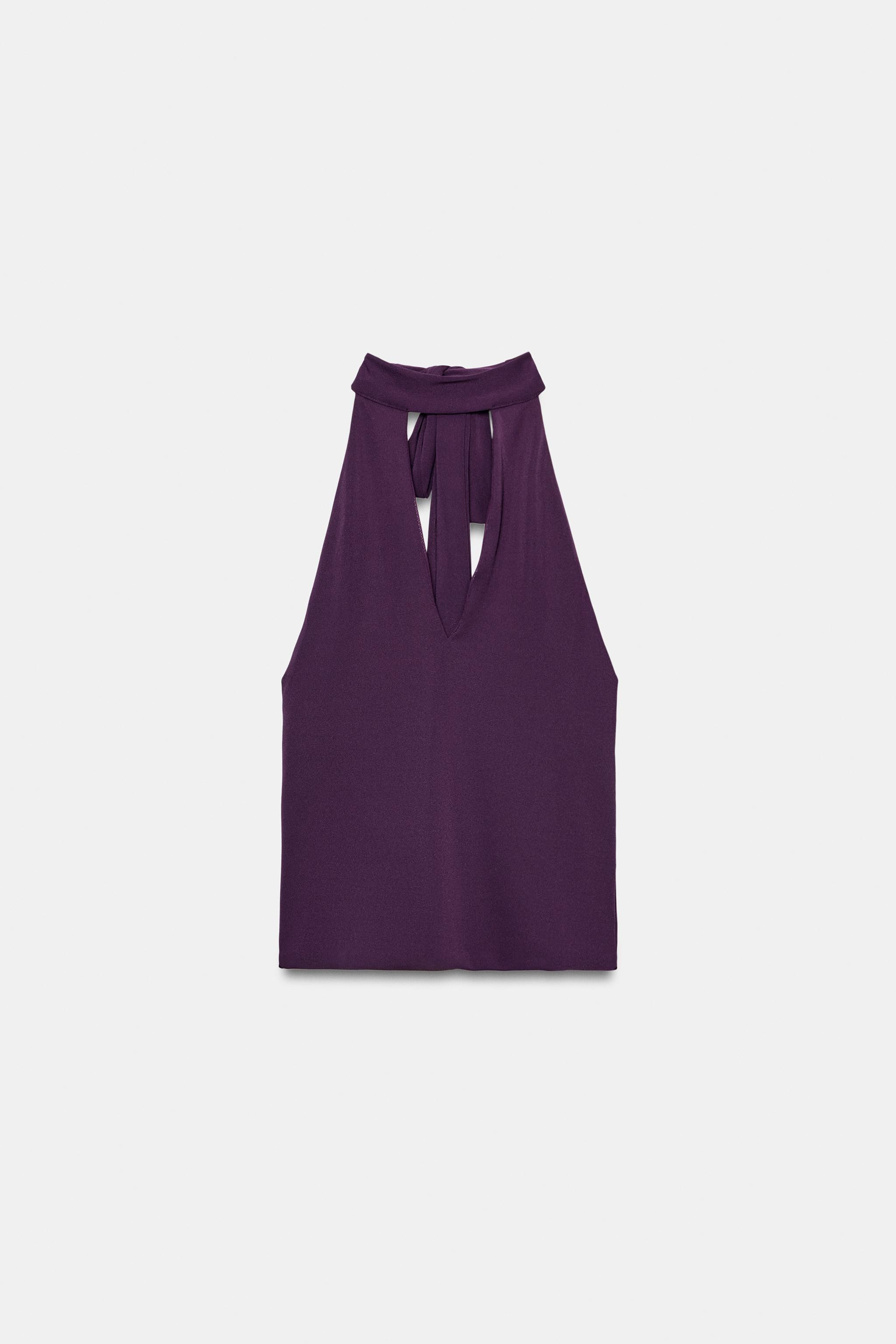 OPEN HALTER TOP | Zara US