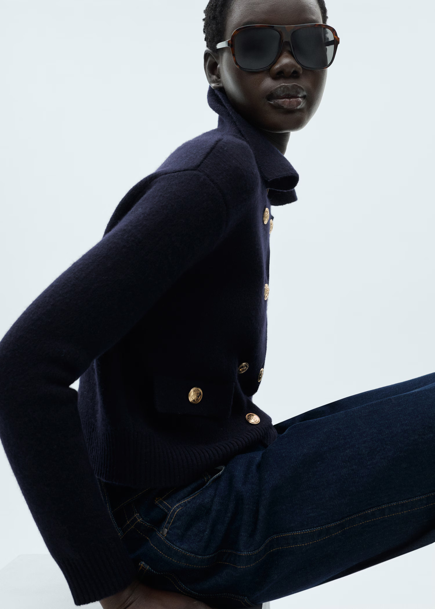 Double-breasted wool blazer - Women | MANGO USA | Mango (US/MX/AU)