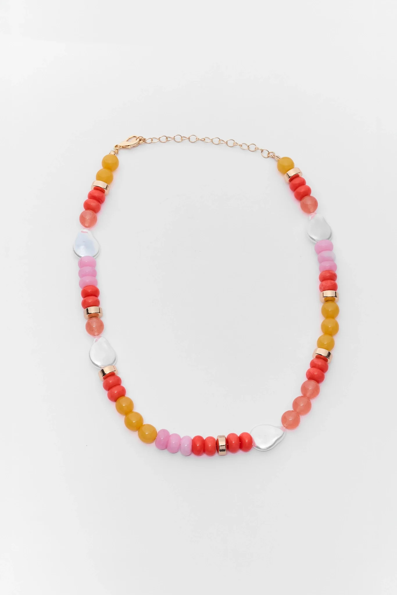 Pink Multi Beaded Necklace | Avara