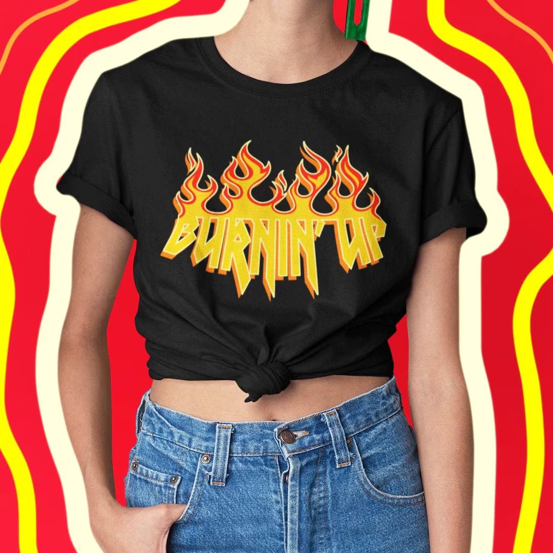 Flame Burnin' Unisex Tee Shirt - Etsy | Etsy (US)