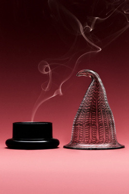 Witches Hat Amber Pumpkin & Spice Figural Glass Candle | Anthropologie (US)