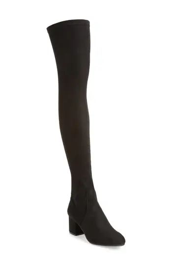 Women's Steve Madden Isaac Over The Knee Boot, Size 10 M - Black | Nordstrom