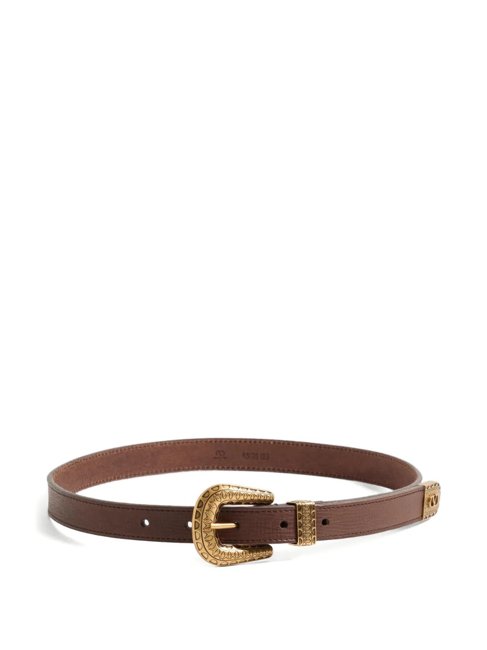 Valentino Garavani 20mm VLogo Signature Belt | Brown | FARFETCH | Farfetch Global