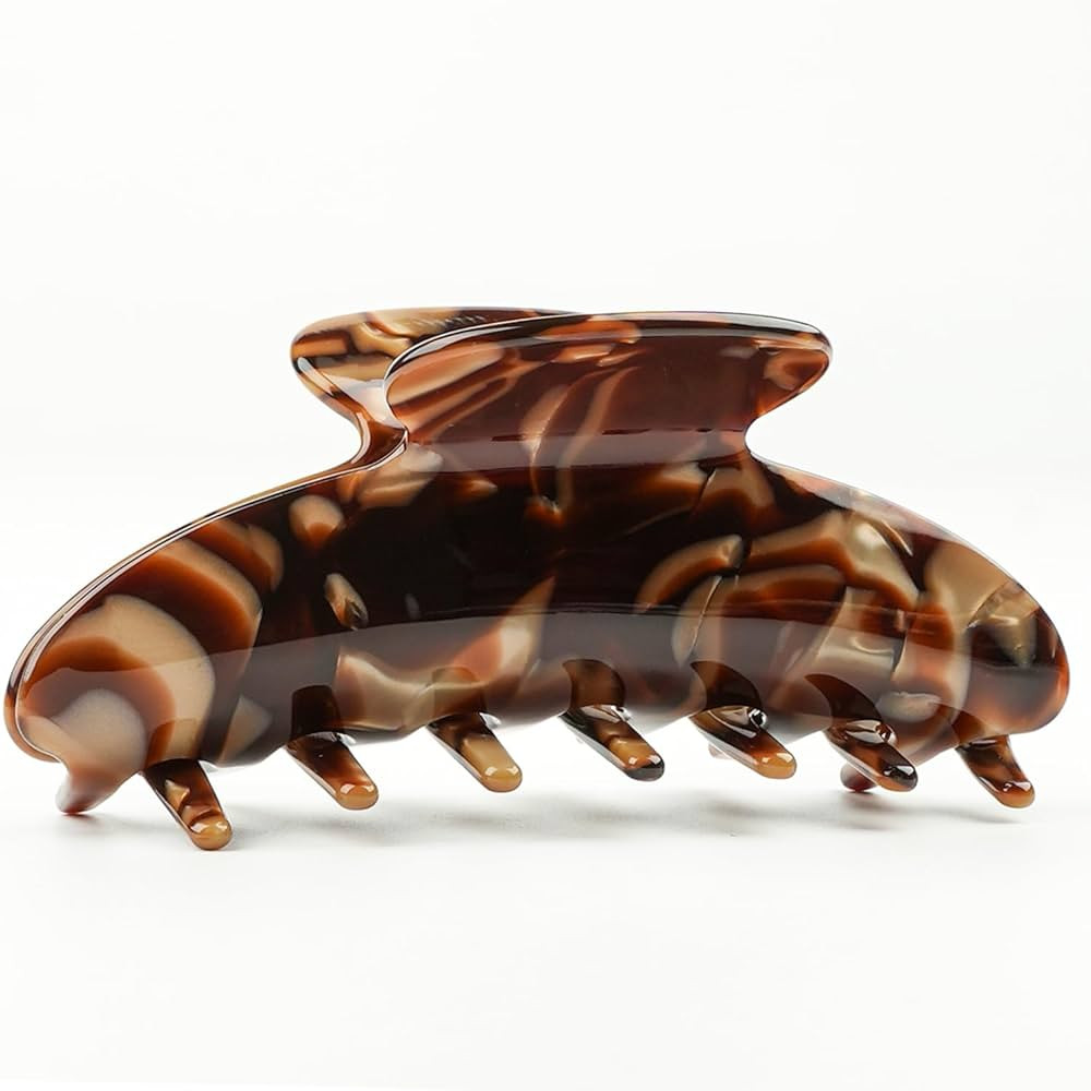 MAORULU Large Acetate Hair Claws - Premium Durable 4 Inch No-Slip Claw Clips for Thick Thin Hair ... | Amazon (US)